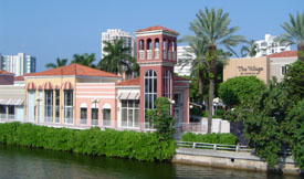Shopping at the Village on Venetian Bay in Naples, FL.