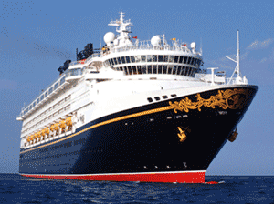 Barco Crucero Diseny Wonder de la Línea Disney.