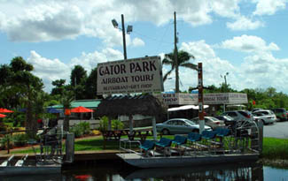 Airboats at Gator Park